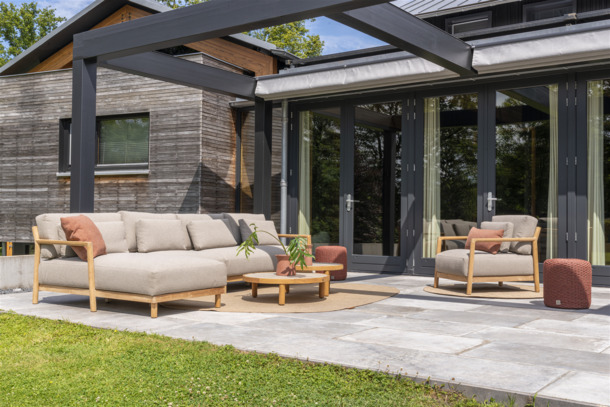 4SO Marie loungeset 2,5-zit met chaise longue - 1